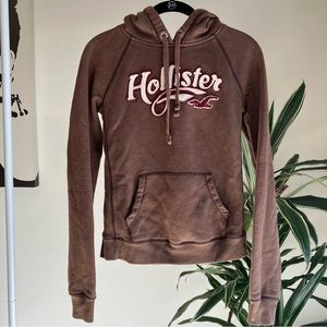 Brown Hollister Hoodie